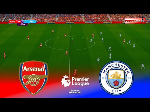 🔴Arsenal vs Manchester City - English Premier League 25/26 | Simulation Pes Video Game