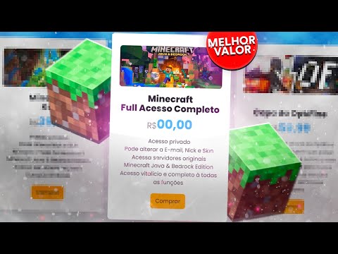 MELHOR LOJA DE MINECRAFT DE GRAÇA! 🤩