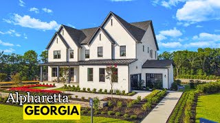 Inside a NEW $1.5M LUXURY Toll Brothers Model Home in Alpharetta, GA | North of Atlanta