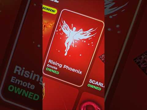 789 DAYS . RARE FORTNITE ITEM SHOP EMOTE RISING PHOENIX #fortnite #shorts #marvel #phoenix #rise #yt