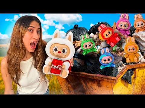 ENCONTREI UM LABUBU ORIGINAL NO MEIO DO LIXO!