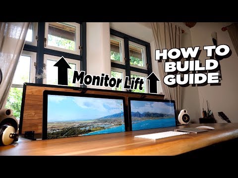 DIY Schreibtisch mit dualem Monitor Lift - Bauanleitung | Tips, Tricks & More