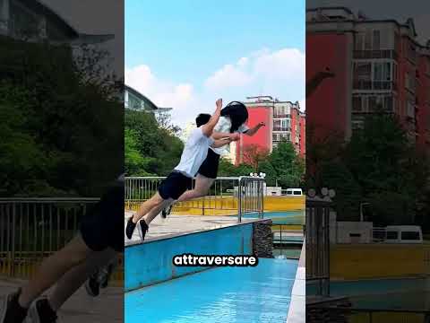 Ho attraversato il fiume con mia mamma facendo una capriola 😲