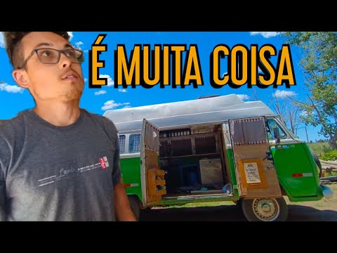 CONSTRUINDO UMA CASA NA KOMBI EM TEMPO RECORDE Ep.138