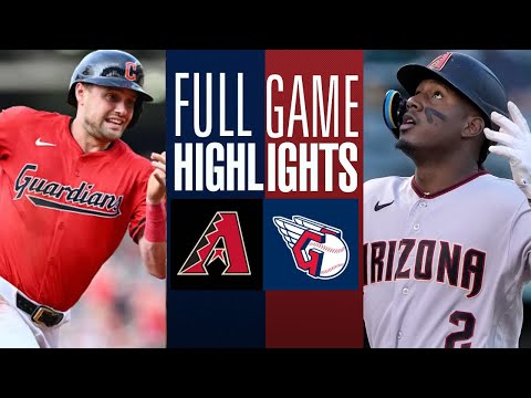 Diamondbacks vs Guardians Full Game Highlights | 2024 Baseball Highlights | MLB Highlights