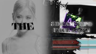 3d camera typography + face zoom - after effects tutorial