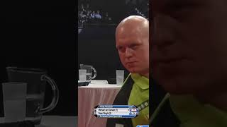 🎯 BUST ON DOUBLE 1! MVG & Peter Wright get trapped in MADHOUSE drama! 🤣 #shorts #darts #pdc