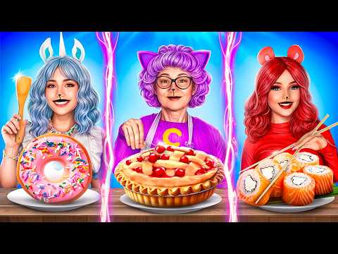 Smiling Critters Cooking Challenge! Grandma CATNAP VS CraftyCorn VS BearHug!