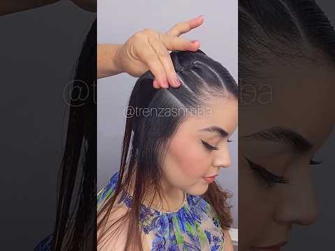 Ideas de  #peinadosfaciles #peinadosparaniñas #trenzas #peinados #peinadosconliga #viral