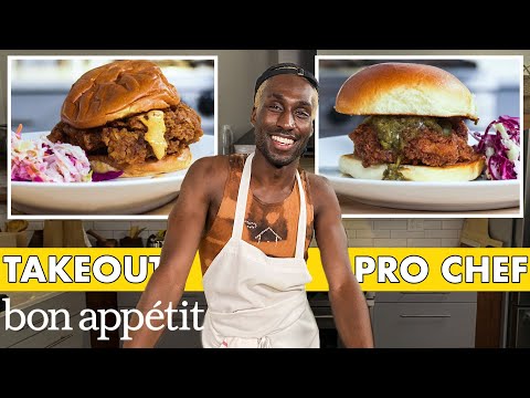 Pro Chef Tries To Make A Fried Chicken Sandwich Faster Than Delivery | Taking On Takeout