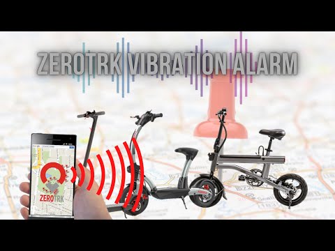 Setting up the ZEROTRK: Vibration Alarm