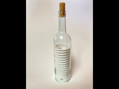 3D Print in a Wine Bottle - Ball Bearing Spiral