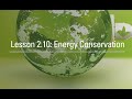 Energy Conservation and Efficiency Concepts