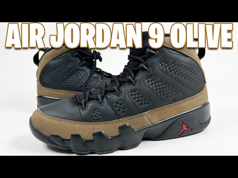 AIR JORDAN 9 OLIVE 2024 REVIEW - THESE ARE NICE! 🔥