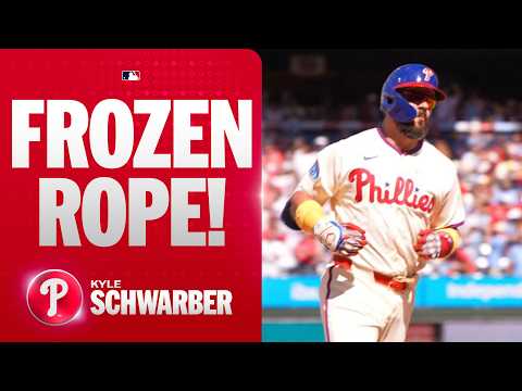 Kyle Schwarber <strong>hits</strong> his 42nd home run of the season <strong>to</strong> extend the Phillies lead! 🔔 | MLB Highlights