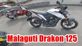Malaguti Drakon 125 er im Test / Günstigste 125 er auf dem Markt ?