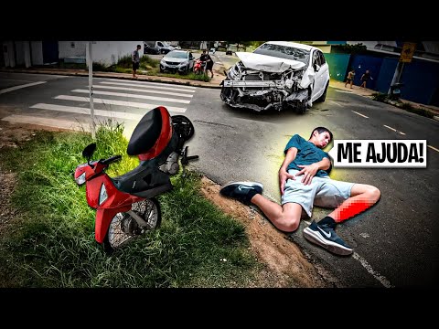 BENÇÃO! O TAL4RIC0 S0FREU UM AC1DENTE GR4VE DE M0T0… FUI RESG4TAR ELE!