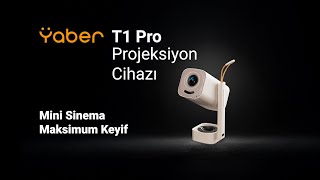 Yaber T1 Pro Projeksiyon Cihazı |  Mini Sinema Maksimum Keyif