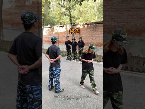 During Army Training, This Girl Suddenly Needed a Washroom