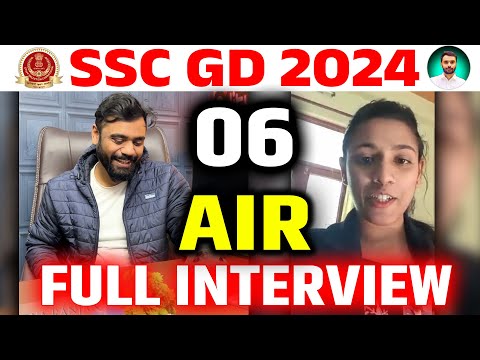 🔥AIR 06 SSC GD 2024 NEHA KATIYAR  ने बताया अपने Selection का राज़😱 | FULL INTERVIEW | Ft. Aditya Sir