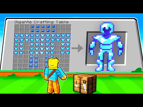 Eu posso Craftar itens GIGANTES !