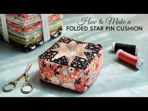 How to Make a Folded Star Pin Cushion | a Shabby...