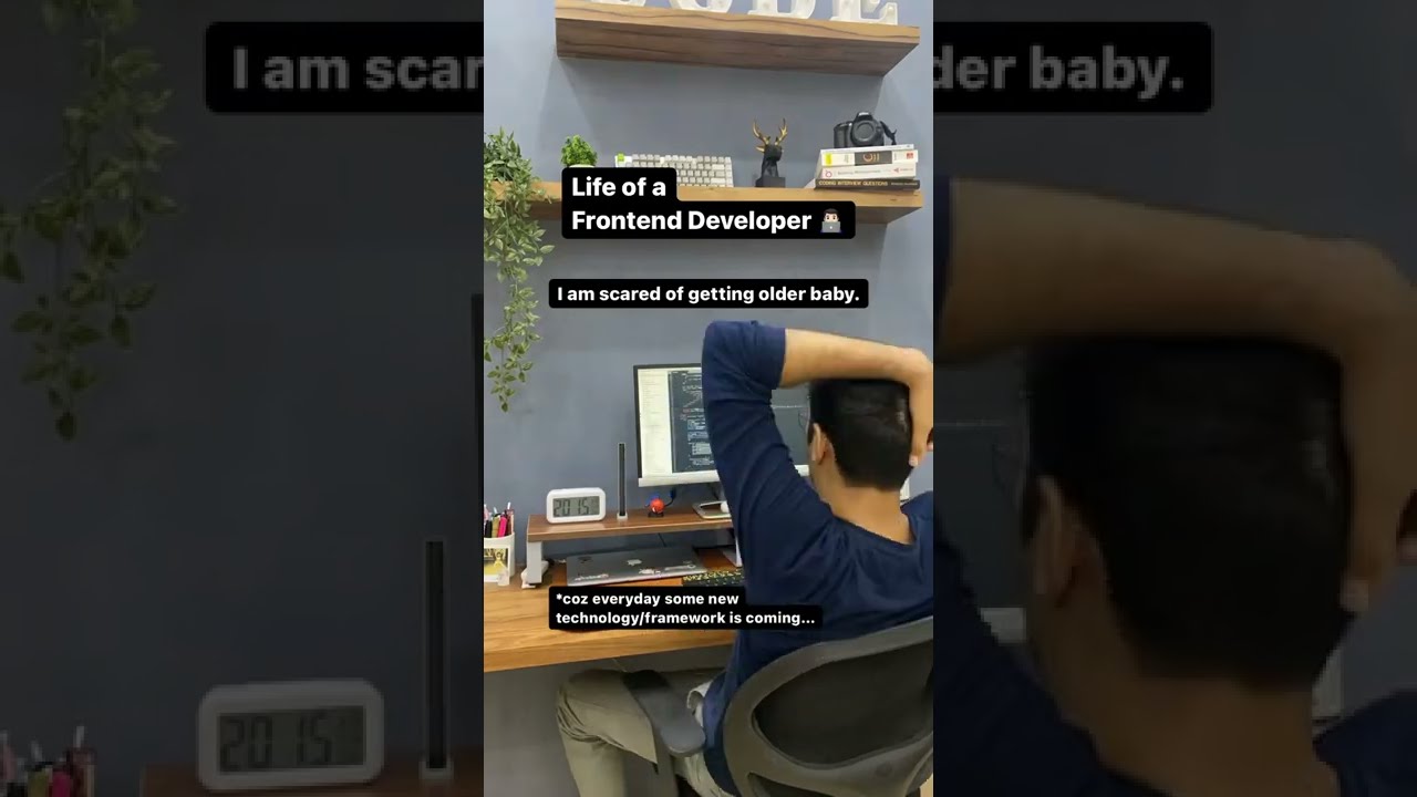 Every Frontend Developer’s Fear #webdeveloper #ytshorts #shortvideos