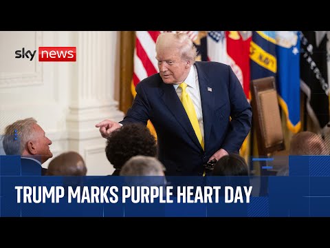 Donald Trump holds White House ceremony