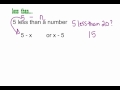 Evaluating Expressions with Variables