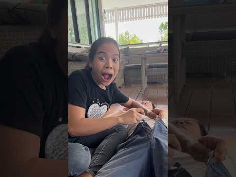 ไม่คาดคิด😍  #อ้ายมอสน้องเบียร์ #funny #คลปตลก #comedy #fun #ตลก