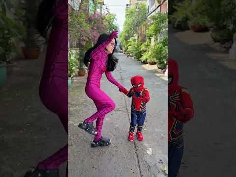 Người nhện mini đi giải cứu thế giới 🤣😂😂#shortvideo #funny