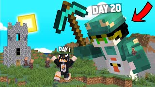SETIAP 1 MENIT KITA MAKIN BESAR !! Emang Bisa Tamatin Minecraft !?