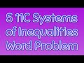 Solving Systems of Inequalities in Word Problems