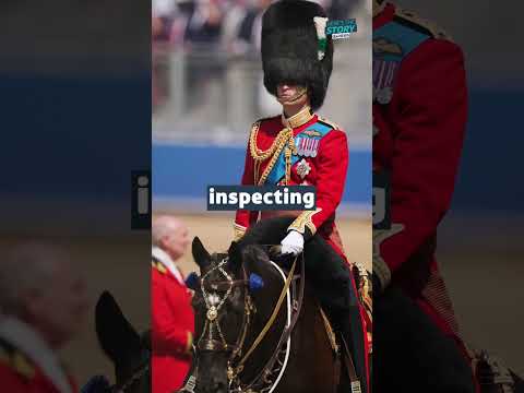 At least three guardsmen faint during military parade #itvnews #royal