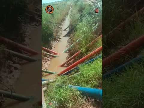 Hút cạn nước kênh