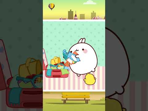 Tepat waktu vs tidak peduli sama sekali! #shorts #youtubeshorts #kartun #molang