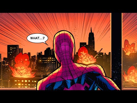 Spider-Man Watches New York Fall Apart