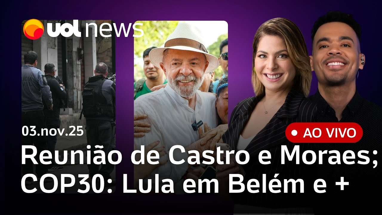 COP30: Lula determina GLO em Belém; julgamento de Eduardo Bolsonaro; audiência de Castro com Moraes