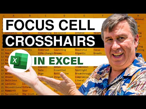Excel How to Highlight the Active Cell in Excel with the New Focus Cell Feature - 2686