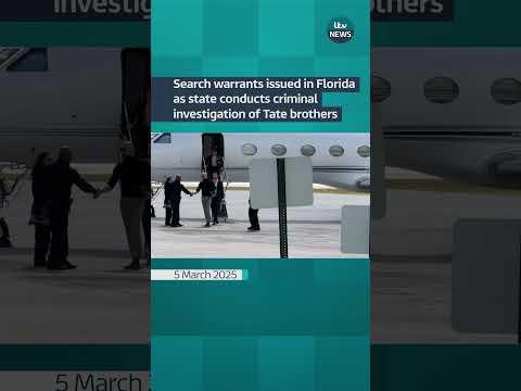 Florida conducts criminal investigation of Tate brothers | ITV News