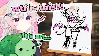 Teaching Vedal How To Draw