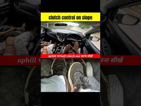 clutch control on slope live Demo #automobile #shorts #car #youtubeshorts #ytshorts