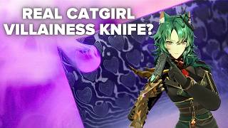 Overexplaining Blackened Heart Damascus Nyakiri Knife (Featuring Tim)