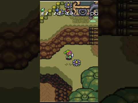 Aller très vite sans botte de pégase dans Zelda link to the past !