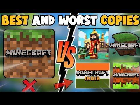 Playing 75 BEST AND WORST MINECRAFT Clone Games Ever🔥