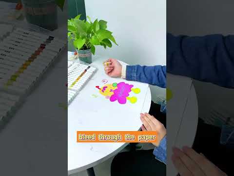 Acrylic Markers Perfect for Both Beginners and Experienced Artists Alike! #acrylicmarkers #drawing