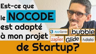 Est-ce que le #NOCODE est adapté à ma startup?