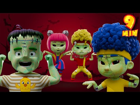 Monster Puzzle! Cha-Cha, Chicky, Lya-Lya & Boom-Boom Dance + MORE D Billions Kids Songs