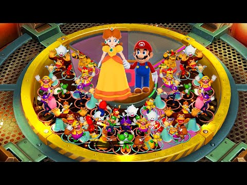 Super Mario Party - Lucky Couple Battles - Mario and Daisy vs Luigi and Rosalina