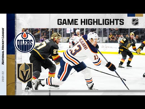 Oilers @ Golden Knights 10/22/21 | NHL Highlights